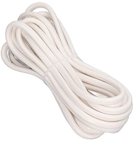 MasYosh Elektrisches Wärmekabel, 6 Meter 240W Wasserdichtes Silikonkautschuk -Erwärmungskabel für die Rohrentfrostung, mit Doppelschicht -Isolator für RV -Drainage -Rohre AC220V