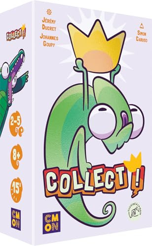 Asmodee - Collect ! - Cmon - Jeu de Cartes Ambiance | Jeu de Société en Famille - dès 8 Ans - 2 à 5 Joueurs - 15 Min - Version Française