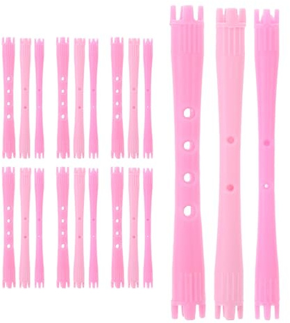 WOFASHPURET 90 Varillas Pequeñas para Rizar el Cabello, Varillas de Permanente Huecas Ondas de Agua, Tamaños 0.5/0.6/0.7 Cm, Rodillos Ligeros para Salón y Viaje, Herramientas de Peluquería