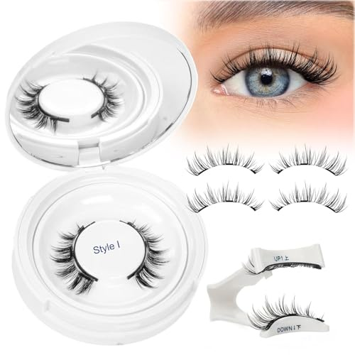 Higu Clace Ciglia Magnetiche con Applicatore, Ciglia Magnetiche senza Eyeliner, Look Naturale, Ciglia Magnetiche Non Necessitanti Colla (Kit-I1)