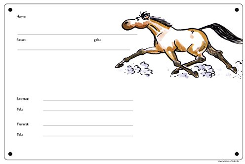 Boxenschild/Stalltafel Traber | Orlow-Traber, Warmblut, Pony