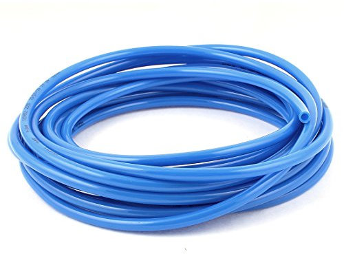 sourcing map Tuyau Air Comprimé 8mm x 5mm compresseur air pneumatique tuyau tube flexible PU tube bleu 8,4 m