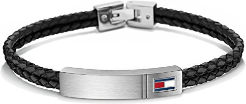 Tommy Hilfiger Jewelry Armband für Herren aus Leder Schwarze Farbe - 2701010