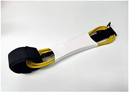 RH-HPC Surf Leine 9FT 7mm Surfbrett Leine Surfbrettspflecken Seil Surfen Traktionsseil für Longboard SUP Leash. (Color : Yellow)