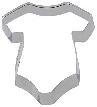 Molde de acero inoxidable para bebés, forma de galleta, molde de corte de forma de ropa de bebé de acero inoxidable, molde de chocolate de forma de ropa de bebé de acero inoxidable, 1 pieza