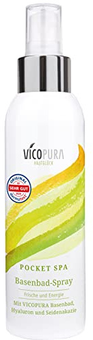 VICOPURA Pocket Spa FRESH, Basenbad to go, basisches Hautspray, mit Hyaluron, Citrusölmischung (150ml)