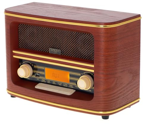 Radio Retro FM Bluetooth 5.0 USB y AUX Despertador Apagado. Otoño. FABRILAMP