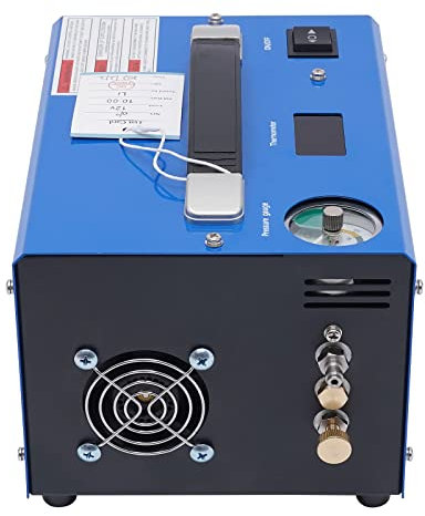 PCP Kompressor 4500psi Automatisch Luftkompressor-Pumpe 300bar Hochdruckluftpumpe 250W Auto-Stop Kompressor mit Transformator Hochdruck PCP Inflator für die Aufblasflasche