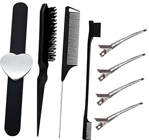 Ipetboom 1satz Doppelseitiges Friseursalon Kamm Teiliges Detangling Lockiges Haar Mit Strapazierfähigem Edelstahl Und Praktischen Styling-werkzeugen Für Haartypen