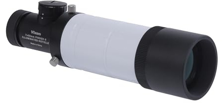 Vixen 7x50 Sucherfernrohr, beleuchtetes Fadenkreuz, dimmbar, abnehmbares Okular für Autoguider, 1,25-Zoll Anschluss, rote Beleuchtung