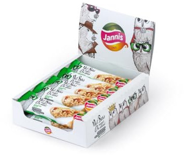 Jannis High Protein/High Fiber Nut Bars - 10 Bars (One Size, Roasted Nuts 28g)