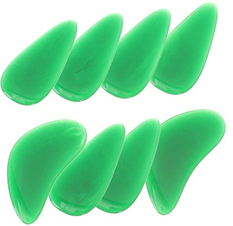 WHAMVOX 8stücke Guzheng Fingerpicks Hochwertige Fingernägel Für Erwachsene Und Mädchen Schutz Für Zupfinstrumente Für Anfänger Und Fortgeschrittene Ergonomisches Design Komfortable