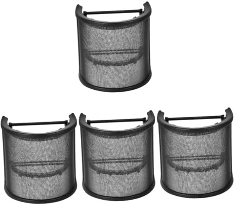 HOMSFOU 4piezas Cubierta Antiviento Para Micrófono u Shape Filtro Anti-ruidos Protección Para Grabaciones y Transmisiones Diseño Fácil De Instalar Compatible Diversos Micrófonos