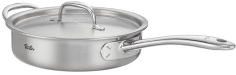 Fissler M5 Pro-Ply 5-ply Stainless Steel Sauté Pan, 3 Quart, with Metal Lid