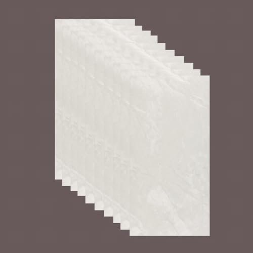 AIJUSSS Wandpaneele zum Abziehen und Aufkleben, Fliesen in Marmoroptik, Selbstklebende Tapete, für Küche, Badezimmer, Wohnzimmer, 10 Stück, 59,9 x 29,9 cm
