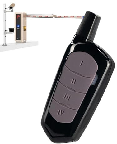 Duplicateur de télécommande de Garage MHz – Cloneur de clé Intelligente à 4 Boutons, télécommande d'apprentissage programmable, contrôleur de Porte de Garage à Code tournant, ouvre-Porte sans Fil,