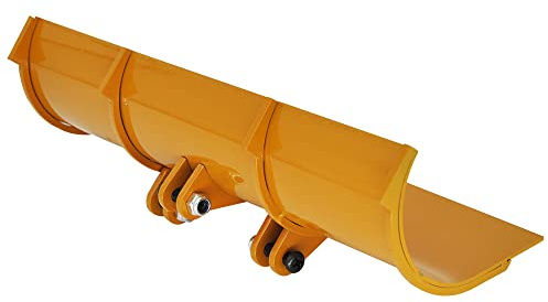 NexaPart RC Accesorios Actualización for Pala quitanieves metálica HUINA 583 con Conector de Enganche rápido for cargadora de Ruedas 1583(Yellow Snow Plow)