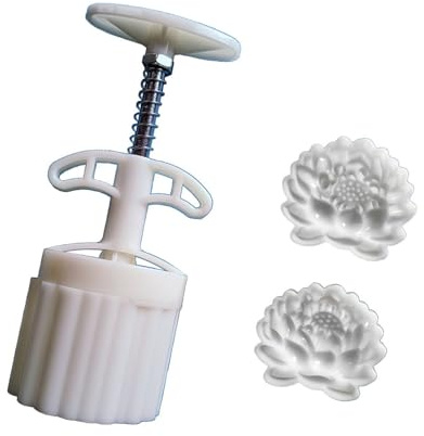 Moule à gâteaux en forme de lune - Outil de cuisson à pression manuelle - Pâtisseries chinoises pour célébrations et réunions de famille