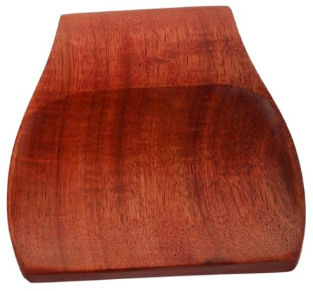 Hohopeti Repose-cuillère En Bois Naturel 12x12x1,8 Cm Porte-cuillère Lisse Support à Cuillère Réutilisable Accessoires Cuisine Pour Plan De Travail Et Cuisson