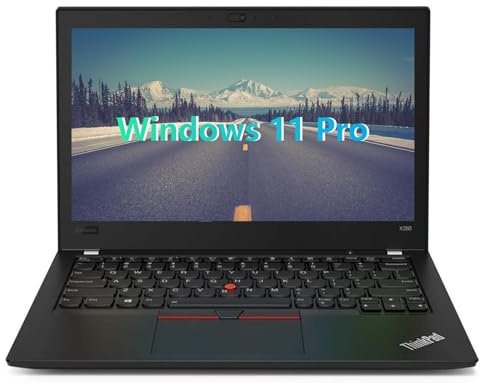 Lenovo ThinkPad X280 Business Laptop 12.5 (1366x768), Intel Core i5-8350U, 8GB RAM, SSD da 256GB, tastiera QWERTY Windows 11 Pro (ricondizionato)