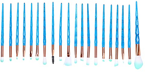 Juego de brochas profesionales para sombra de ojos en polvo suelto, brochas de maquillaje cosméticas portátiles para contornear, mezclar, sombrear, resaltar, principiantes y