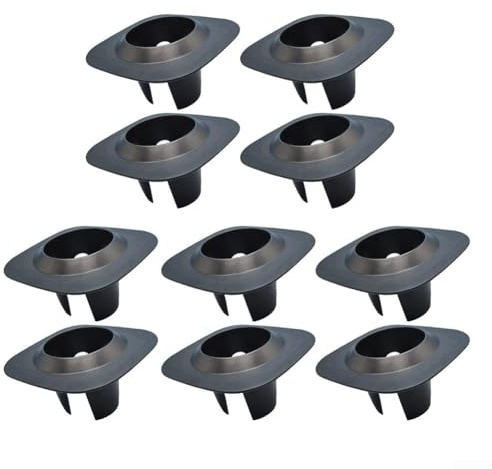 Protezione per irrigatore per prato, dispositivo di protezione della testa per irrigatori da giardino, protezione anti-danno per teste di irrigazione del prato (10 pezzi, nero)