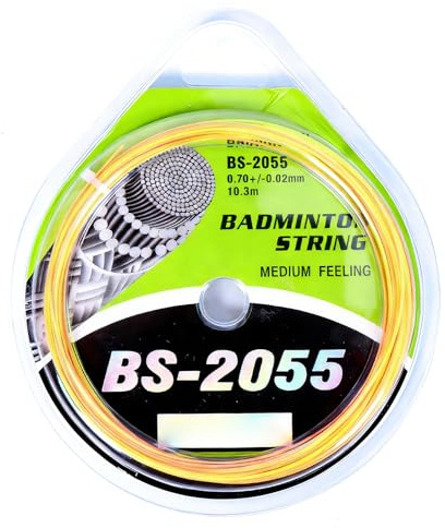 KAHDGSS Corda per Racchetta da Badminton in Nylon da 10 m con Filo Ricambio per Racchetta Elasticità Racchette da Badminton per Allenamento in Nylon