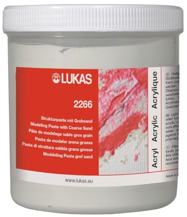 LUKAS Malmittel - Modellierpaste mit Grobsand in 250 ml, K22660250