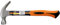 16Oz Heavy Duty Hammer - with Fibre Glass Handle, Rubber Grip | Non Slip, Claw Curved Nail, Steel Head | Multi Purpose Hand Tool | DIY Indoor & Outdoor