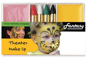 PARTY DISCOUNT ® Schmink-Set Theater Make-Up Gelb/Bienchen