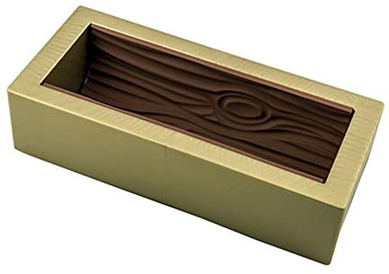 Silikomart | Kit Magic Wood, Set con Stampo in Silicone per Tronchetto + Tappetino in Silicone, Antiaderente, 3D Design, 296 x 130 mm, h 72 mm, Volume 1300 ml, Made in Italy