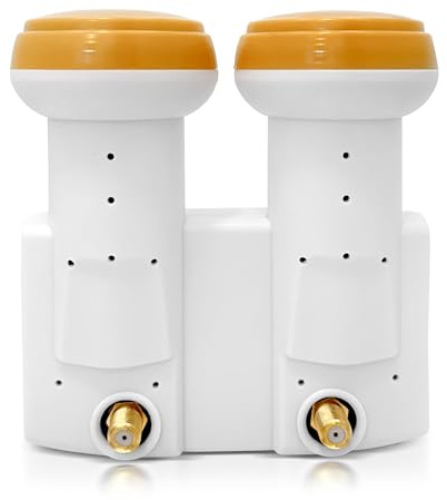 GOLDEN MEDIA LNB Monobloc Twin 0.1 DB Full HD 3D Ready