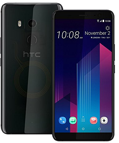 HTC U11 Plus 128GB/6GB Unlocked Smartphone Translucent Black