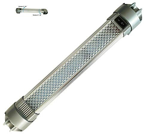 MARVIX LED Rotatable Strip Light 12V 24V 6 Watt Bright 327mm long Caravan Motorhome Boat Swivelling Lamp