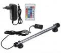 Beleuchtung für Aquarium LED Aquarium Licht Bunte Wasserdichte Fernbedienung Wasserdicht Unterwasser Kristall Licht für Salzwasser und Süßwasser (MF-15U EU Plug)