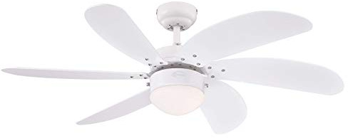 Westinghouse - Deckenventilator Turbo Swirl weiß, 105 cm