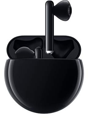 HUAWEI FreeBuds 3 - Cuffie wireless con cancellazione del rumore attivo, chip Kirin A1, bassa latenza, connessione Bluetooth ultra veloce, altoparlante da 14 mm, ricarica wireless, colore: nero