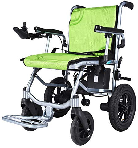 Leichte Rollstühle Elektrische Rollstühle verfügen über Zwei Steuerfunktionen, Leichter Elektrischer Elektrorollstuhl, Faltbare Elektro-Rollstuhl der einen 45 cm Breiten öffnen/schnell umklappen