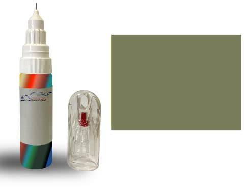 Xtremeauto RAL 6013 Reed Green Pen Dull Matt Matte Touch Up Paint Brush Repair Scratch Upvc Pvc Metal Wood