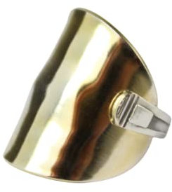 Silber 800er Besteckschmuck Ring, ca. 53 (16,9) Ring aus Besteck