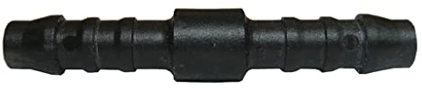Schlauchverbinder 6 mm gerade PA GF30 schwarz (5)