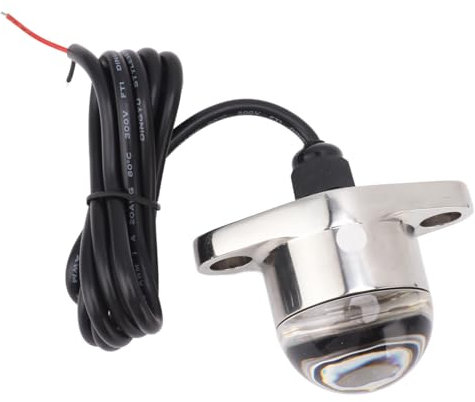 KIMISS 12-V-LED-Navigationsbootsbeleuchtung und Edelstahl-Unterwasserbeleuchtung für Marineanwendungen, Ideal für Schiffe, Schwimmbäder und Brunnen (weißes Licht)