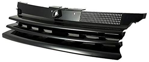 Diheohg Schwarzer KüHlergrill KüHlergrill für Golf 4 MK4 R32 1997-2004 1J0853655G