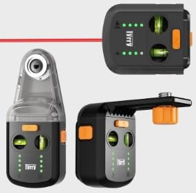 Niveau Laser 3-en-1, GuKKK Niveau Laser Infrarouge, Collecteur de Poussière, Aspirateur de Perceuse Électrique, Ventouse Electrique, pour Suspendre des Tableaux et les Rénovations à Domicile