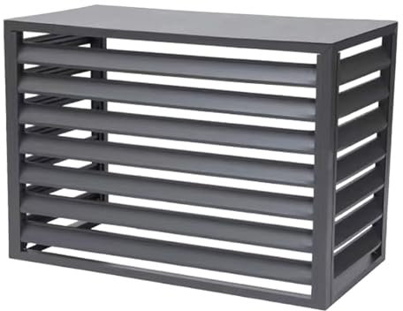 Sichtschutzzaun aus Aluminium, robust, wasserdicht, staubdicht, freistehender Raumteiler für Innenhöfe und Wohnungen, inklusive Befestigungsschrauben