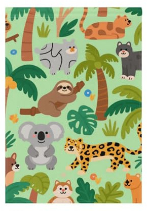 Drapeau de prière vert personnalisé en forme d'arbre d'animal pour décoration extérieure 28 x 40 cm double face