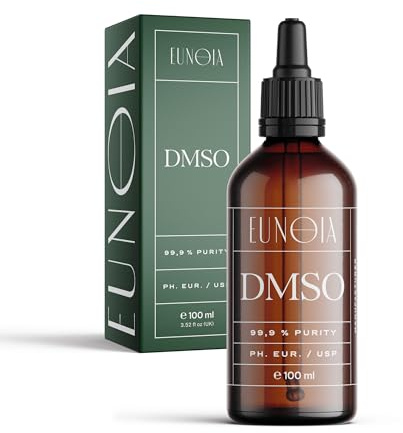 DMSO 100ml Pharma Qualität mit Glaspipette - pharmazeutische Qualität & Reinheit (ph. EUR) - Dimethylsulfoxid in lichtgeschützter Glasflasche