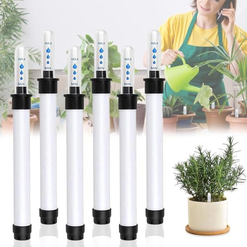 Weploda 6 Stück Zimmerpflanzen Hydrokultur Wasserstandsanzeiger, 22.8cm Hydrokultur Wasserstandsanzeiger, Zimmerpflanzen Wasserstandsanzeiger, Gießanzeiger Pflanzen für Gartenarbeit Topfpflanzen