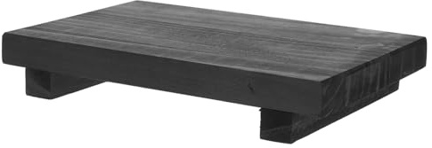 KONTONTY Holz Seifenablage Satz aus Glattem Holz mit Stabilem Stand für Waschtisch Bad Ablage und Dekotablett