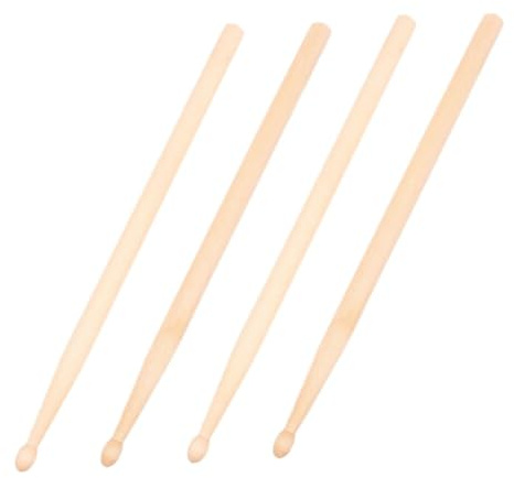 Baquetas de Madera Khaki 2 Pares para Batería Infantil